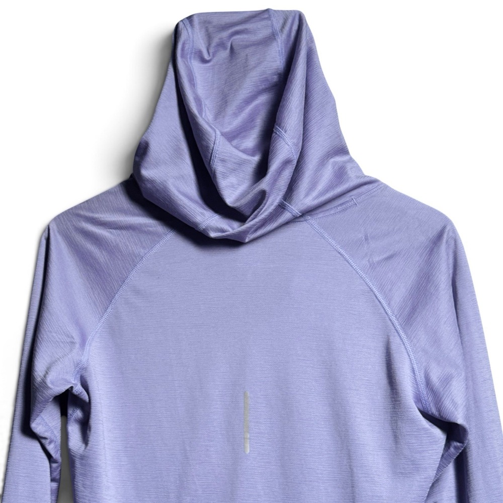 Nike Wool Hoodie Women's L Lavender Dri-FIT Gorpcore Running Wool Blend - Picture 5 of 9